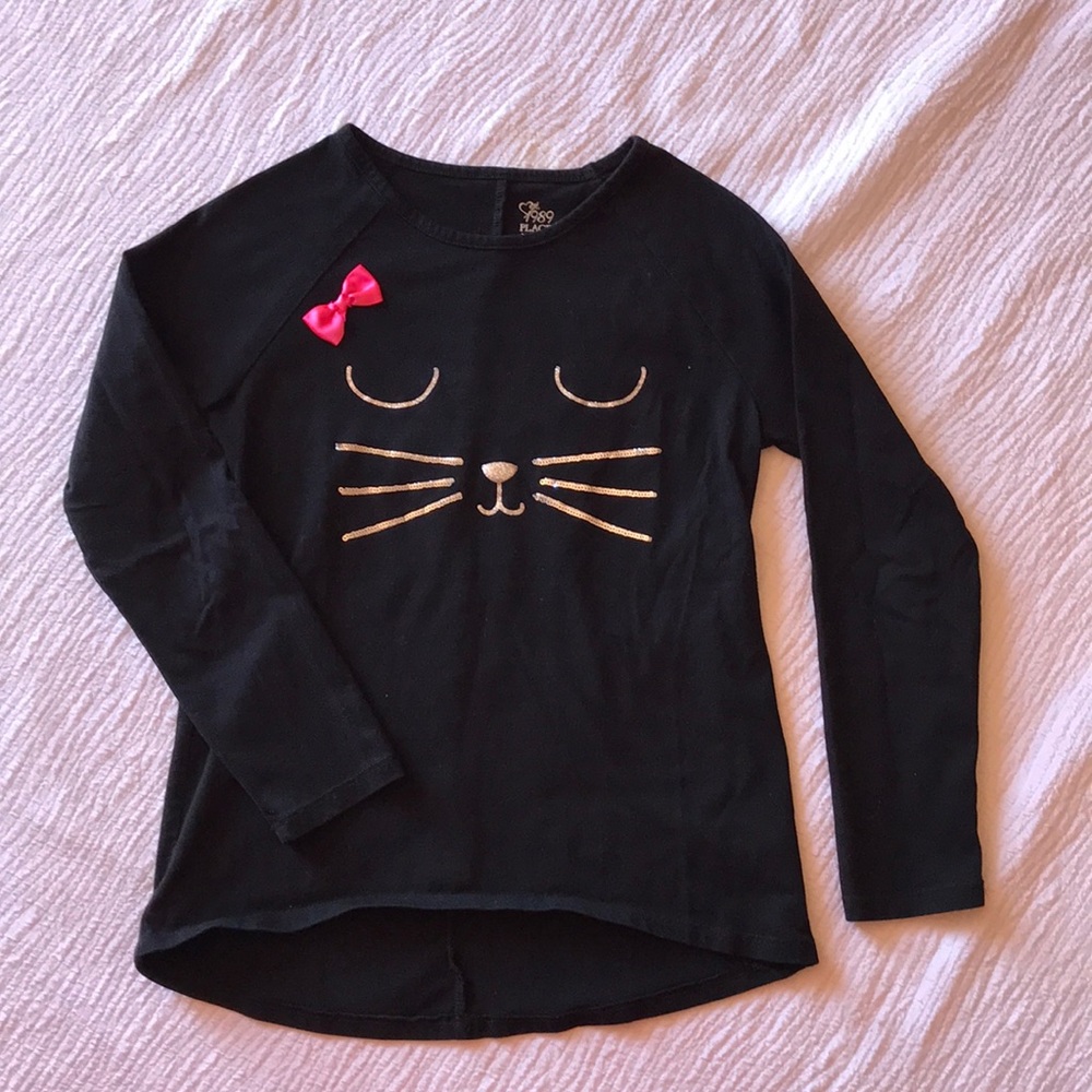 Black kitty shirt